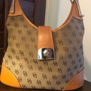 Dooney & Bourke signature hobo shoulder bag